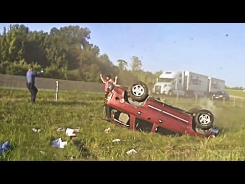 arkansas-state-police-pursuit-of-stolen-vehicle-ends-in-rollover-crash.jpg Arkansas State Police Pursuit of Stolen Vehicle Ends in Rollover Crash