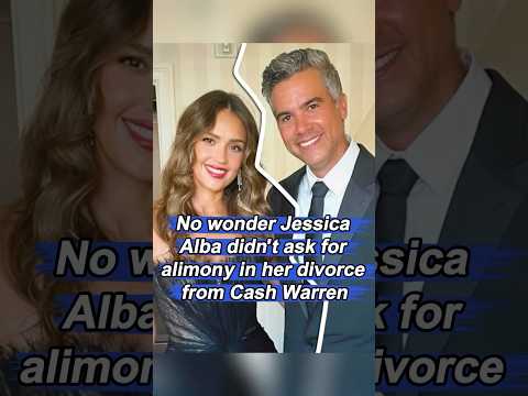 No wonder Jessica Alba didn’t ask for alimony in her divorce from Cash Warren. #JessicaAlba