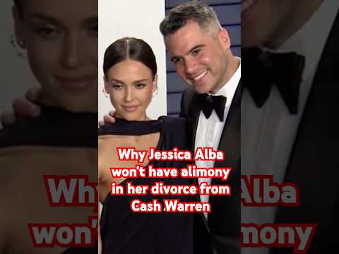 No wonder Jessica Alba won’t have alimony from her divorce to Cash Warren #jessicaalba #cashwarren