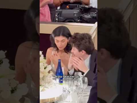 Kylie Jenner with Timothee at golden globes 2025