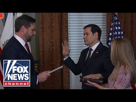 BREAKING: Marco Rubio sworn in as secretary of state