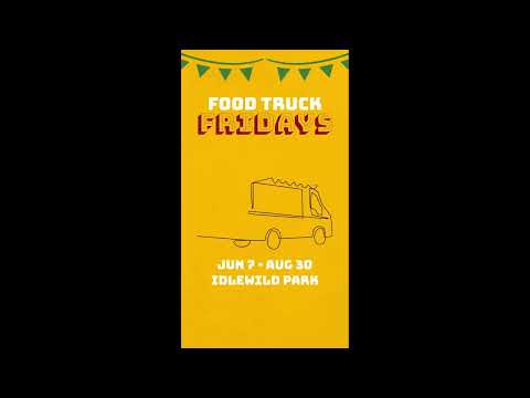 Food Truck Fridays Idlewild Park, Reno, NV 2024 – Social Promo