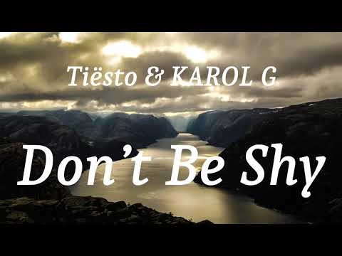 Tiësto & KAROL G – Don’t Be Shy (lyrics)