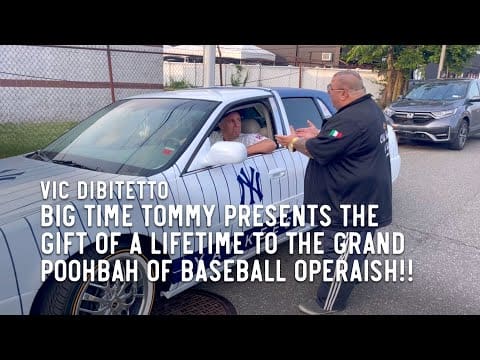 BIGTIME TOMMIE  presents the gift of a lifetime to the Grand Poohbah of Baseball Operaish!!
