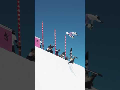 Over under from @SlushtheMagazine world quarterpipe champs #snowboarding #blacksnowboarder