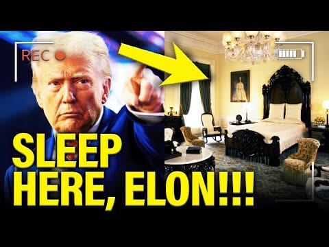Trump BEGS Elon to SLEEP WITH HIM in WH after DISASTER