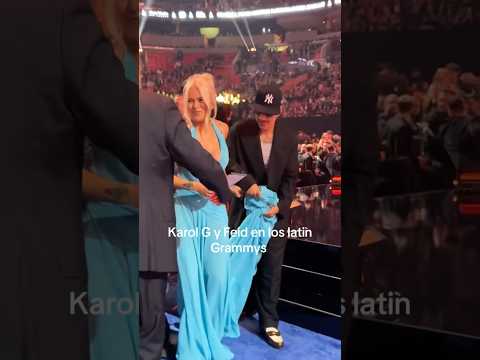 Karol G y feid en Latin Grammy #karolg #feid #ferxxo #shorts #grammys #colombia #colombianos