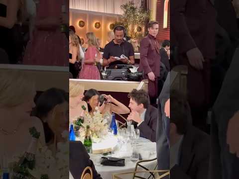 Kylie Jenner and Timothée Chalamet are picture perfect at the #GoldenGlobes. 📷 #AwardsSeason