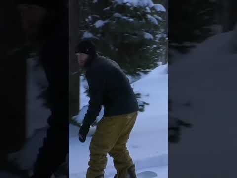 Snowboarder almost dies doing crazy trick in Utah.