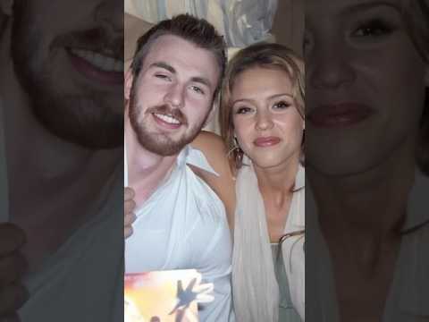 Chris Evans & Jessica Alba Kiss Me