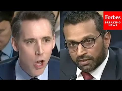 ‘I Never Thought This Would Happen In The United States Of America’: Hawley Questions Kash Patel