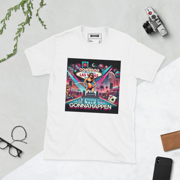 Short-Sleeve Unisex T-Shirt - GONNAHAPPEN - LASVEGAS - Image 3