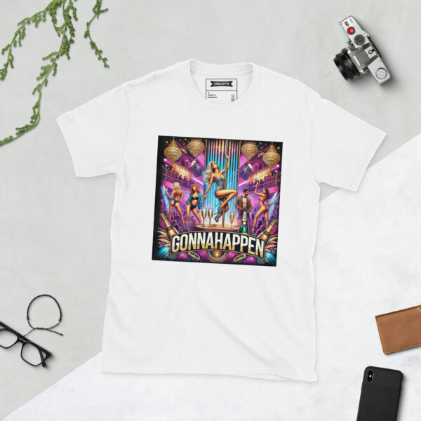 Short-Sleeve Unisex T-Shirt - GONNAHAPPEN - STRIPER - Image 3