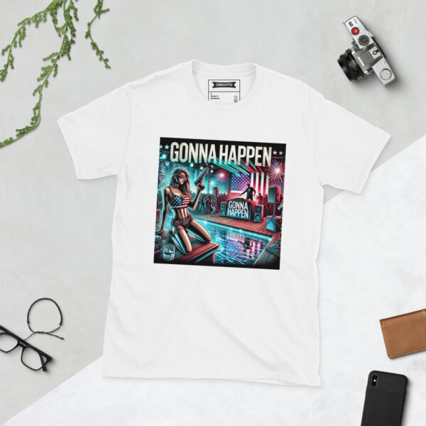 Short-Sleeve Unisex T-Shirt - GONNAHAPPEN - USA - Image 3