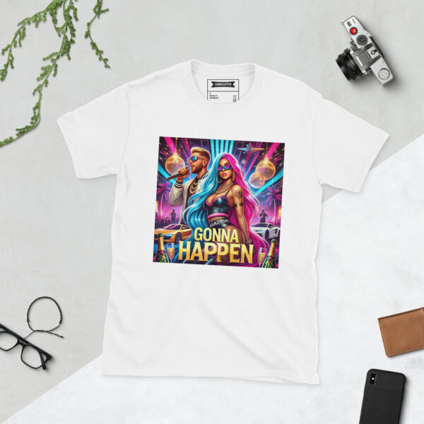 Short-Sleeve Unisex T-Shirt - GONNAHAPPEN - REGGAETON - DOS - Image 3