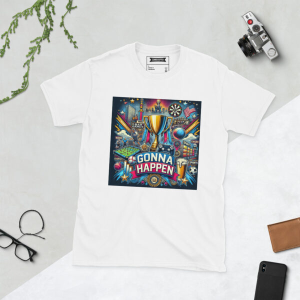 Short-Sleeve Unisex T-Shirt - GONNAHAPPEN - WINNERS CIRCLE - Image 3