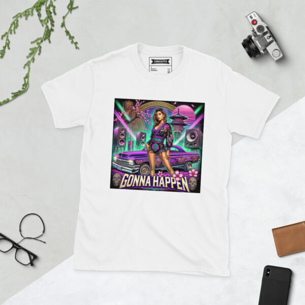 Short-Sleeve Unisex T-Shirt - GONNAHAPPEN - JAPANESE CHICANO CULTURE - Image 3