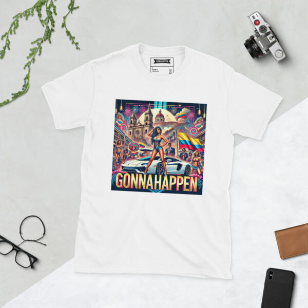 Short-Sleeve Unisex T-Shirt - GONNAHAPPEN - COLOMBIA LUX - Image 3