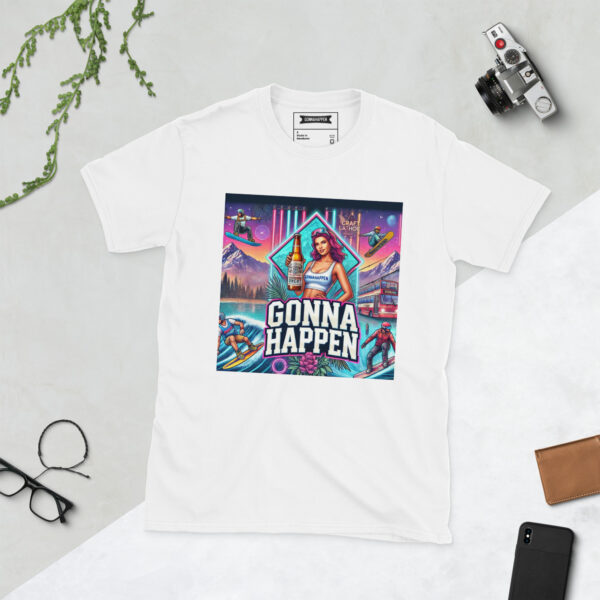 Short-Sleeve Unisex T-Shirt - GONNAHAPPEN - SNOW PARK - Image 3