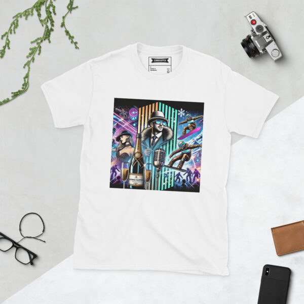 Short-Sleeve Unisex T-Shirt - GONNAHAPPEN - SNOWBOARD PARTY - Image 3