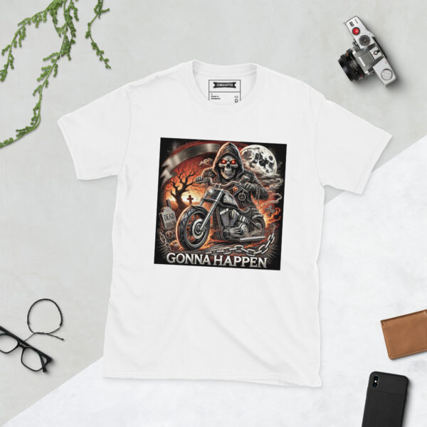 Short-Sleeve Unisex T-Shirt - GONNAHAPPEN - BIKER - Image 3