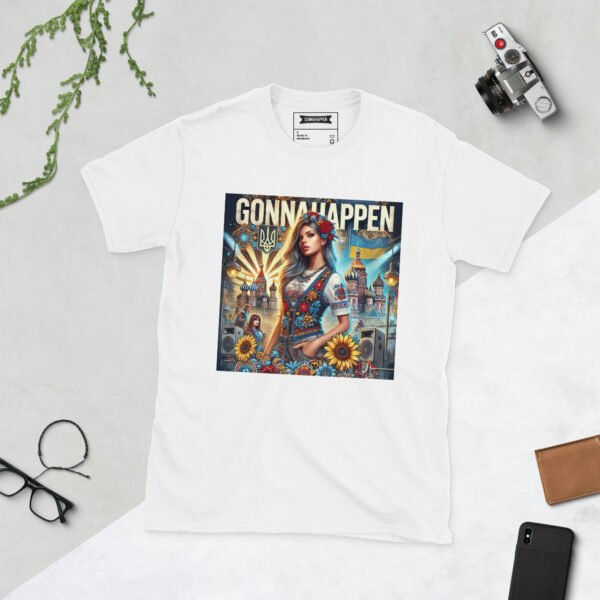 Short-Sleeve Unisex T-Shirt - GONNAHAPPEN - UKRAINE - Image 3