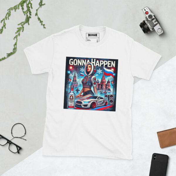 Short-Sleeve Unisex T-Shirt - GONNAHAPPEN - GONNA VODKA - Image 3