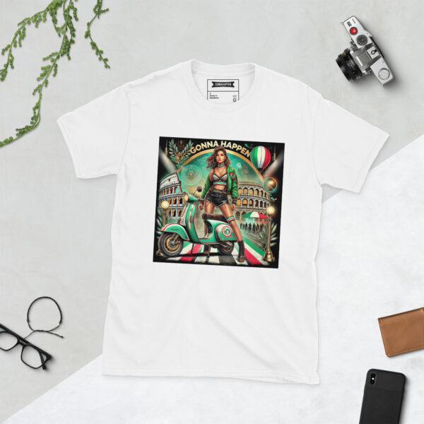 Short-Sleeve Unisex T-Shirt - GONNAHAPPEN - ITALIAN VESPA - Image 3