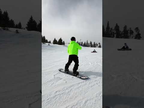 Beginner snowboard tips for going fast! ￼ #snowboarding