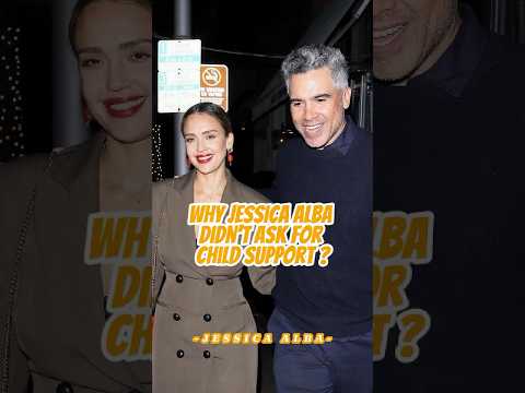 Did you know why Jessica Alba didn’t ask for child support when divorcing Cash Warren?#celebrity