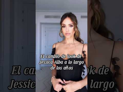 El cambio de look de Jessica Alba a lo largo de los años #thenandnow #jessicaalba 😄