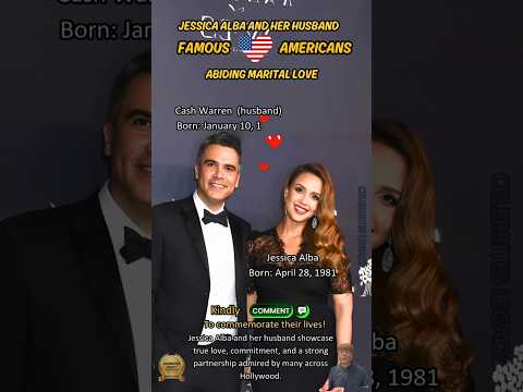 Jessica Alba & her husband a beautiful Hollywood love story admired across America for its devotion