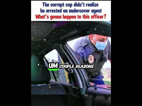 corrupt cop didnt realize he arrested an undercover agent Whats gonna happen to this officer