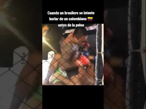 Cuando un brasilero intentó burlarse de Dumar Roa antes de la pelea