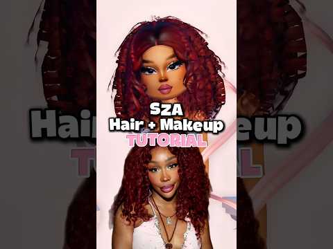 DTI SZA Makeup TUTORIAL✨ #dresstoimpress #dti