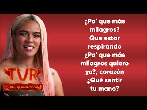 Karol G – Milagros (Letra/Lyrics)