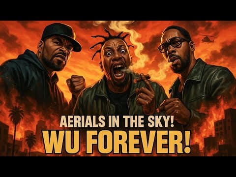 Wu-Tang Clan❤️‍🔥Tribute❤️‍🔥 – Aerials in the Sky🔥AI Music 🔥Brutal Force Ghetto Remix – Gangsta Rap