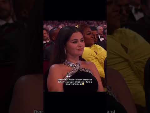 Selena Gomez and Sofia Vergara crying at the emmys?!?😱😭💔 #selenagomez #sofiavergara