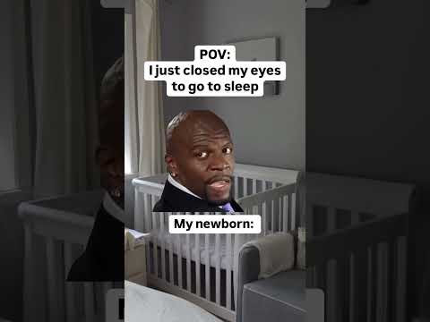 POV: My newborn the second I close my eyes 😂￼. #mom