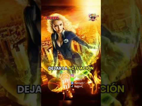 JESSICA ALBA CASI DEJA LA ACTUACIÓN POR FANTASTIC FOUR 2 #shorts