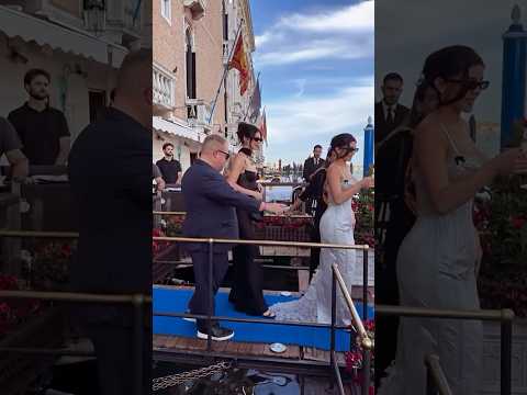 Kendall 🤩Kylie Jenner spotted attending Jeff wedding in Italy Venice #viralvideo #trending #shorts