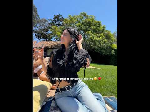 Kylie Jenner 28 birthday celebration new viral video #viralvideo #viralshort #shorts #ytshorts