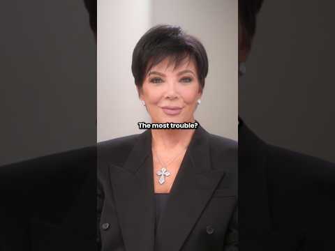 Kris Jenner reveals the trouble maker in Kardashians😂#kardashian #kimkardashian #kyliejenner #shorts