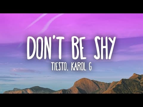 Tiësto & Karol G   Don’t Be Shy (Daruma Remix 2023)