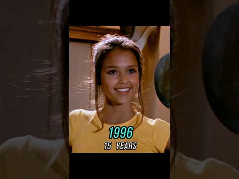 Jessica Alba Throug the Years #jessicaalba #evolution #movie #fyp