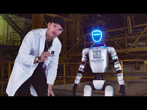 What Happens if you Abuse a Robot? (I hit him with my truck)