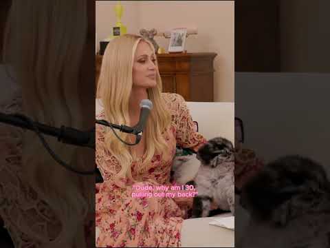 Who knew kids were such a workout?! Paris Hilton