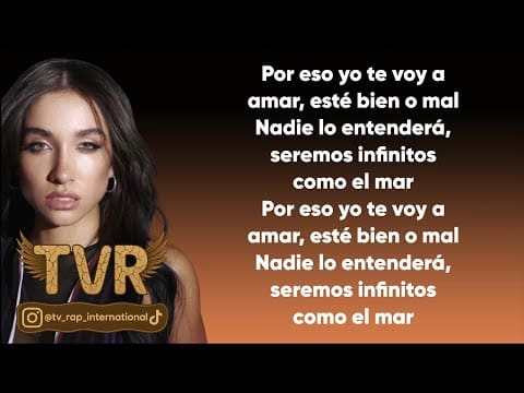 Maria Becerra – INFINITOS COMO EL MAR (Letra/Lyrics)