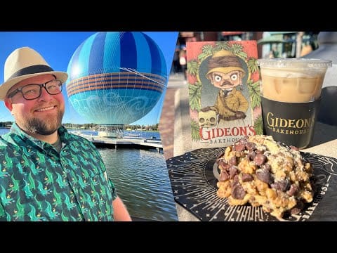 Disney Springs 2022 | NEW Gideon’s Banana Bread Cookie & SECRET Coffee | World Of Disney Shopping