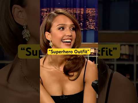 Jessica Alba’s AWKWARD Experience Wearing the Fantastic Four Costume#shorts